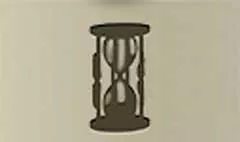 砂時計のシルエット