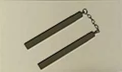 ヌンチャクのシルエット