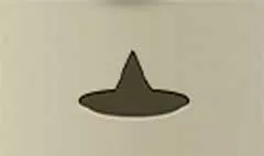 塩を入れた小皿のシルエット