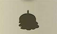 ろうそくのシルエット