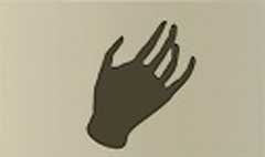 Hand silhouette #1