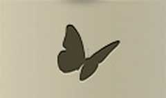 Butterfly silhouette #3