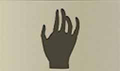 Hand silhouette #2