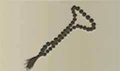 Rosary silhouette