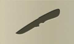 Knife silhouette #3