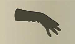 Glove silhouette #3