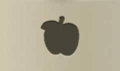 Apple silhouette #7