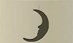 Moon silhouette