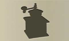 Coffee Grinder silhouette