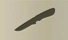 Knife silhouette