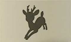 Reindeer silhouette #1