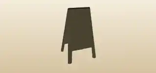黒板のシルエット
