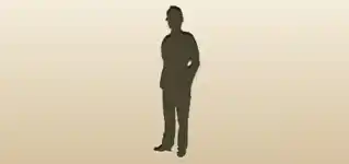 警察官のシルエット