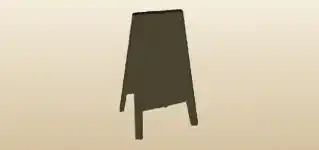 黒板のシルエット