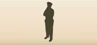 Policeman silhouette