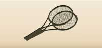 Tennis Rackets silhouette
