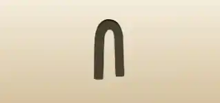 磁石のシルエット