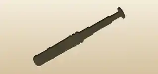 望遠鏡のシルエット