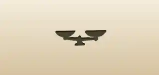 てんびんのシルエット
