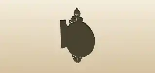 時計のシルエット