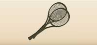 Tennis Rackets silhouette