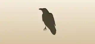 カラスのシルエット