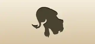 ガーゴイルのシルエット