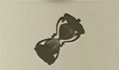 砂時計のシルエット