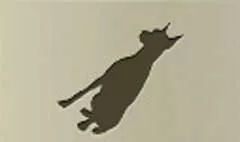 イヌのシルエット