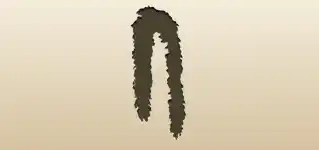 ボアの襟巻き