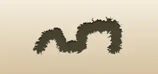ボアの襟巻き