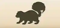 Skunk silhouette