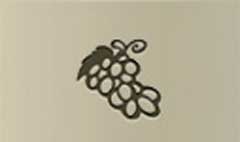 Grapes silhouette