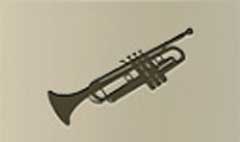 Trumpet silhouette