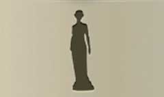 Statue of a Girl silhouette