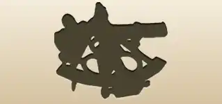 Sextant silhouette