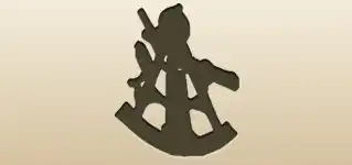 Sextant silhouette