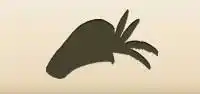Beret silhouette