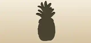 Pineapple silhouette
