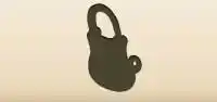 Padlock silhouette