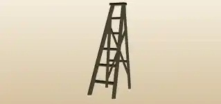 Step Ladder silhouette