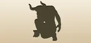 Minotaur silhouette