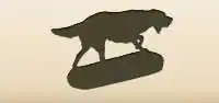 Hunting Dog silhouette
