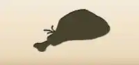 Dry-cured Ham silhouette