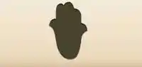 Hamsa Amulet silhouette