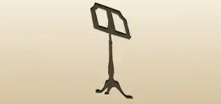 Music Stand silhouette