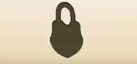 Padlock silhouette