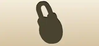 Padlock silhouette
