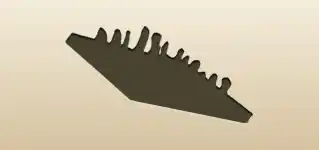 Chessboard silhouette