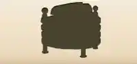Firewood Rack silhouette